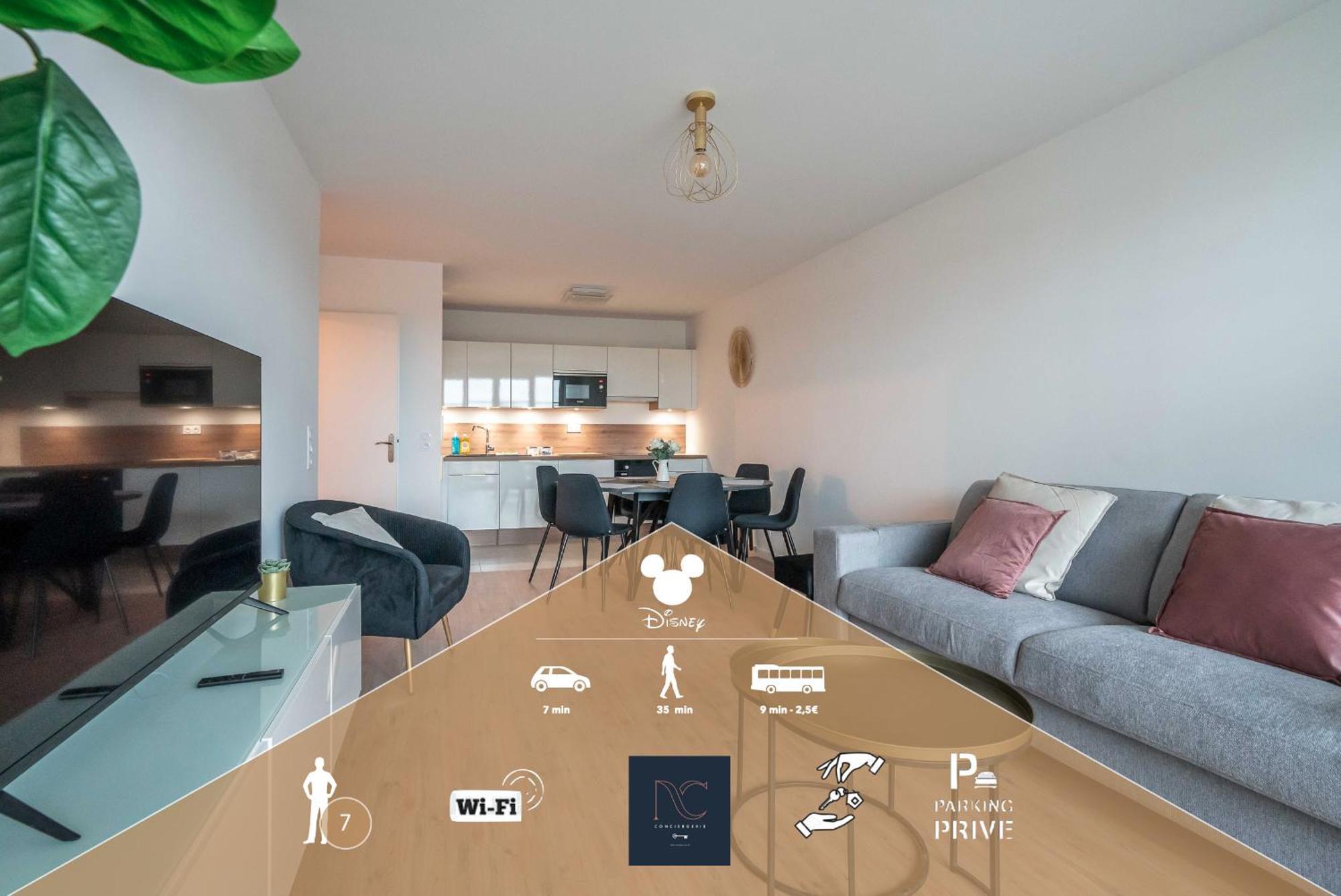 *Disneyland-Paris* 7Pers, Wifi, Netflix, Parking Serris Ngoại thất bức ảnh